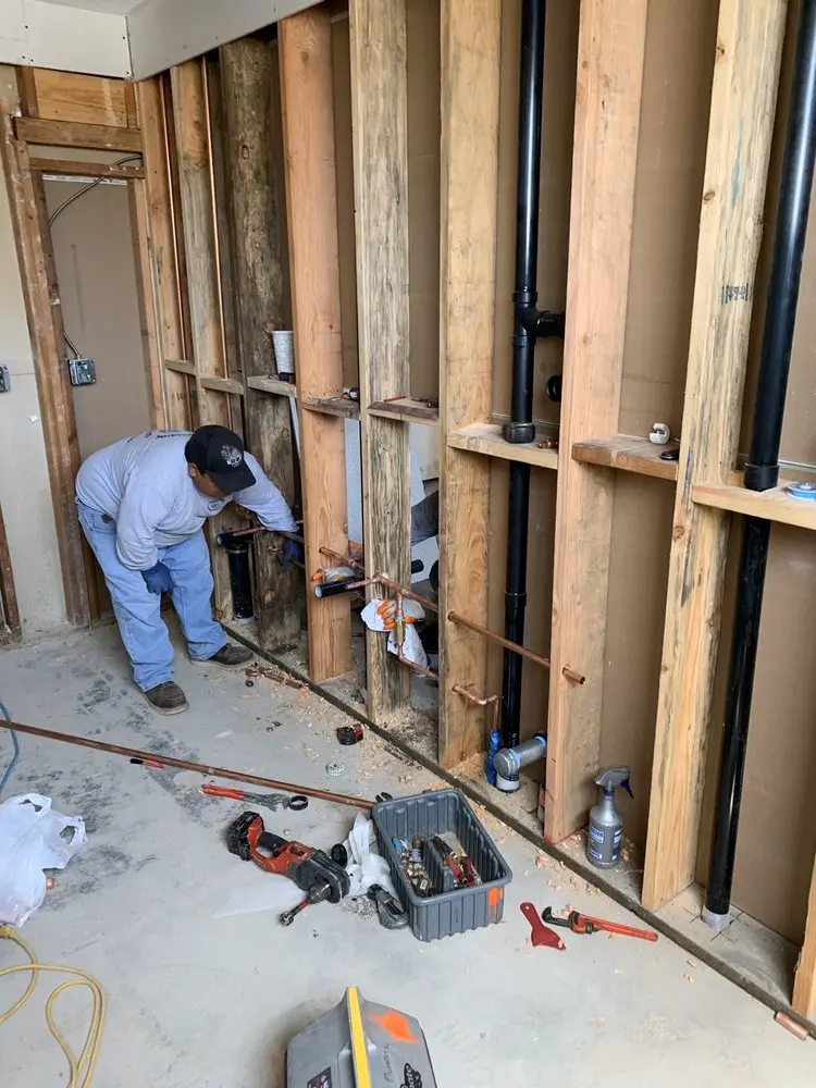 Commercial rough-in plumbing for Commercial Plumbing in Elm Mott